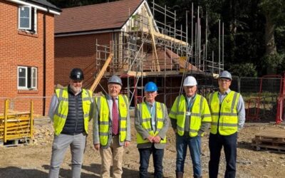 NFDC members welcomed by VIVID to Ashurst affordable housing scheme