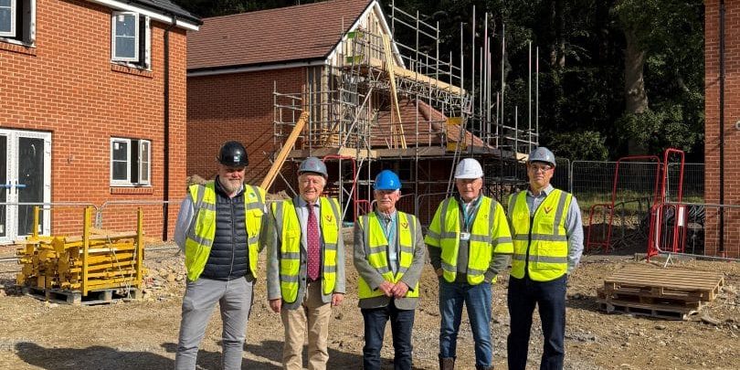 NFDC members welcomed by VIVID to Ashurst affordable housing scheme