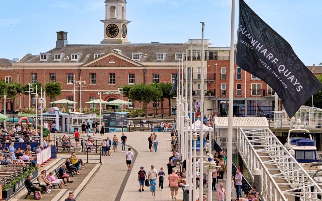Gunwharf Quays contributes over £145m to the local economy