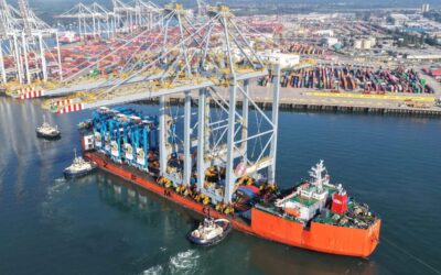 ABP Southampton marine excellence enables arrival of record beating cranes, further strengthening a key UK trade gateway