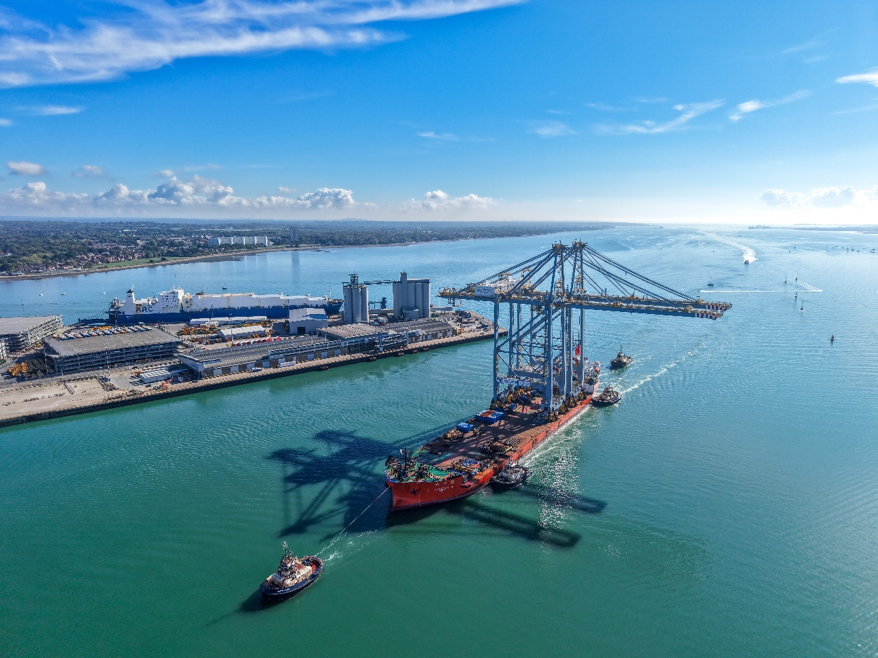 Europe’s largest quay cranes latest milestone in Port of Southampton’s ‘giant’ year